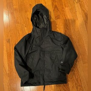 North face boys 3 in 1 black jacket xs 6